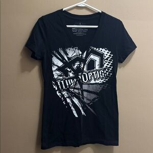 MotoOption Black Graphic Tee - Short Sleeve